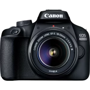 Canon Eos 4000d Dslr Camera Body With 18–55mm Lens