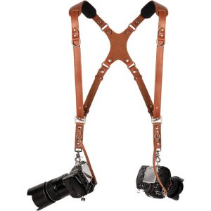 Heavy Duty Double Leather Camera Strap for dslr/slr cameras
