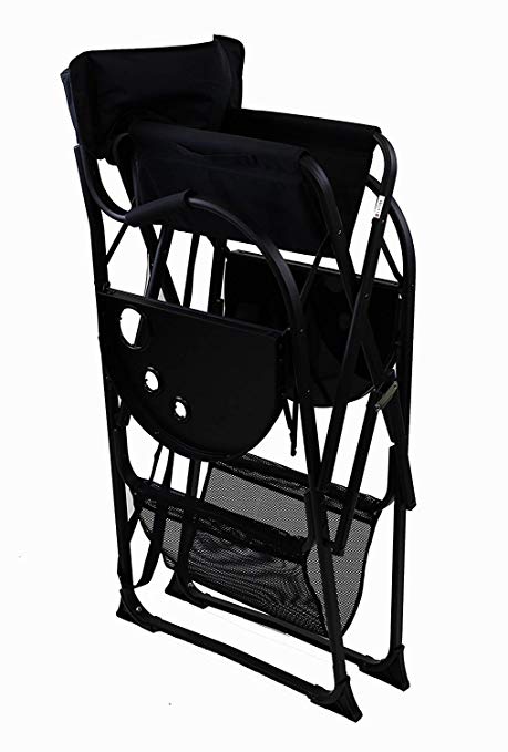 Foldable Professional Makeup Artist Chair With Double Sided Tray