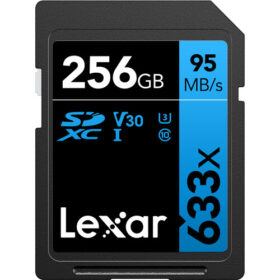 Lexar 256GB Professional 633x UHS-I SDXC Memory Card