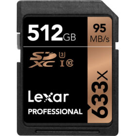 Lexar 512GB Professional 633x UHS-I SDXC Memory Card
