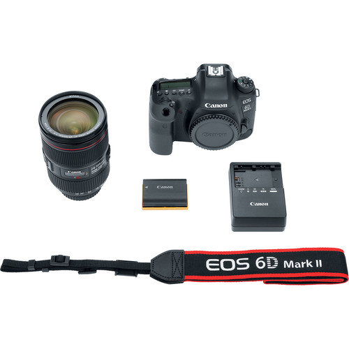Canon EOS 6D Mark II DSLR Camera with 24-105mm USM f/4L II Lens