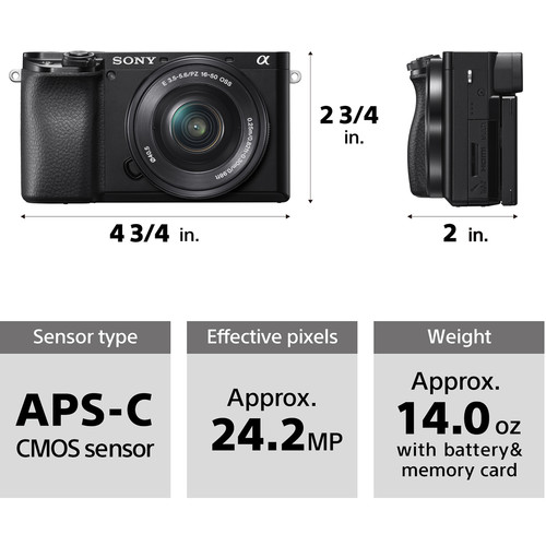 Sony Alpha a6100 Mirrorless Digital Camera Body Only UK Used