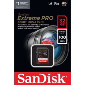 SanDisk 32GB Extreme PRO SDHC UHS-I Memory Card
