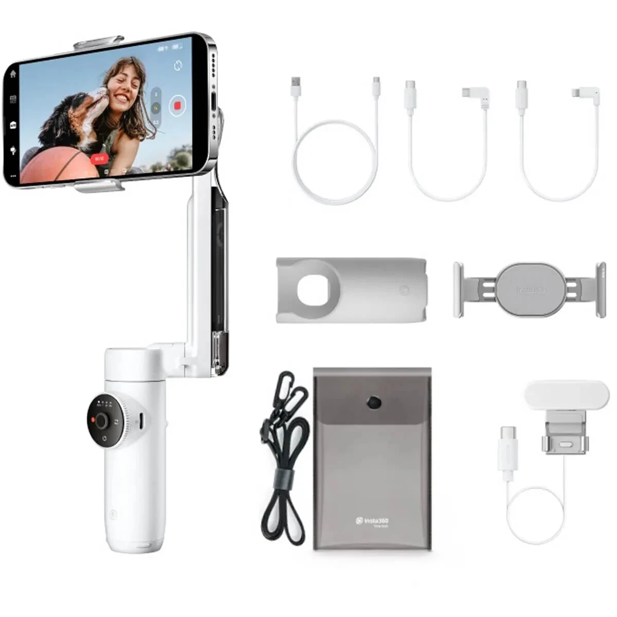 Insta360 Flow Smartphone Gimbal Stabilizer Creator Kit 4 Insta360 Flow Smartphone Gimbal Stabilizer Creator Kit