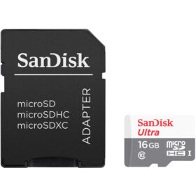 SanDisk 16GB Ultra UHS-I microSDHC Memory Card