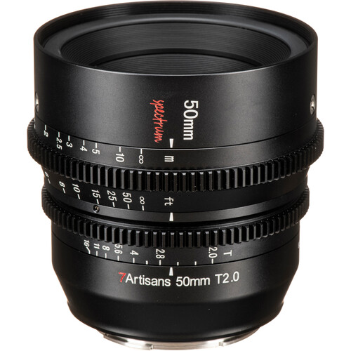 7artisans 50mm Spectrum Prime Cine Lens – CameraTraderNG™