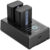SmallRig 2x NP-FW50 Camera Battery and Dual Charger Kit