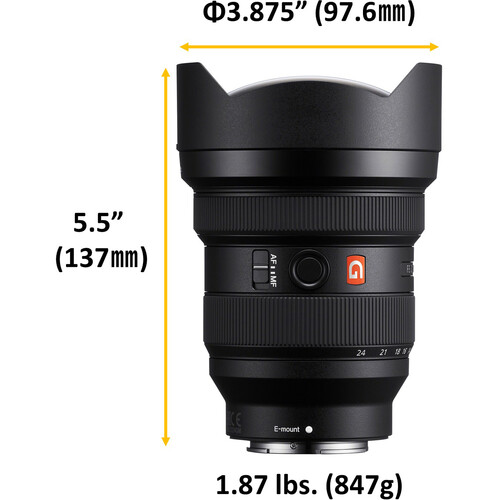 Sony FE 12-24mm f/2.8 GM Lens for Sony E