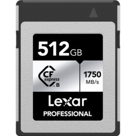 Lexar 512GB Professional CFexpress Type B Card SILVER