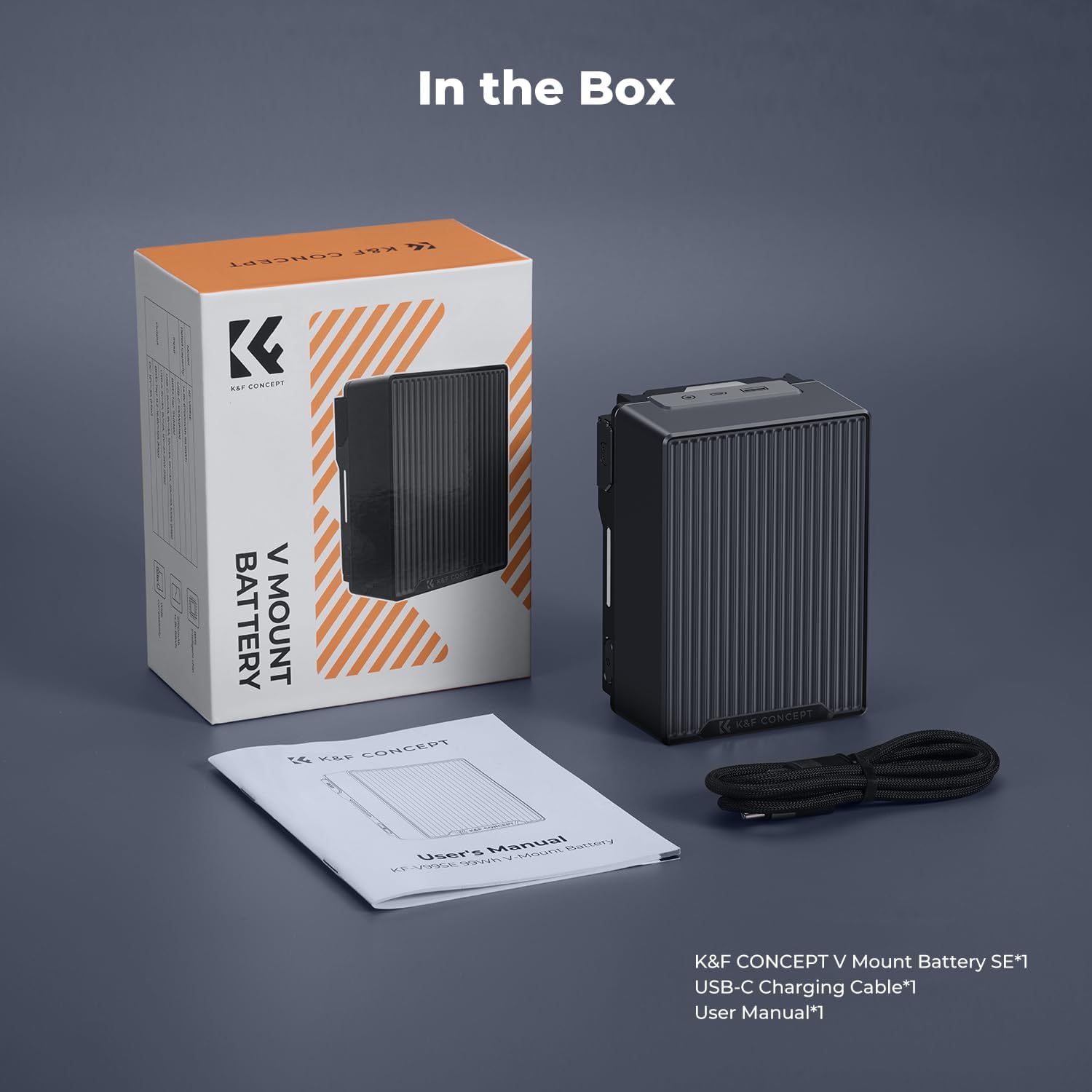 K&F CONCEPT V99SE V-Mount Battery 99Wh 100W PD 8 K&F CONCEPT V99SE V-Mount Battery 99Wh 100W PD