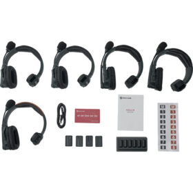 Hollyland Solidcom SE Global 5S 5-Person Full-Duplex Wireless Intercom System