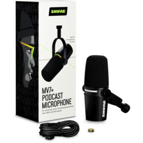 Shure MV7+ Podcast XLR/USB-C Microphone